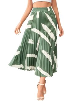 Waist Midi Skirt